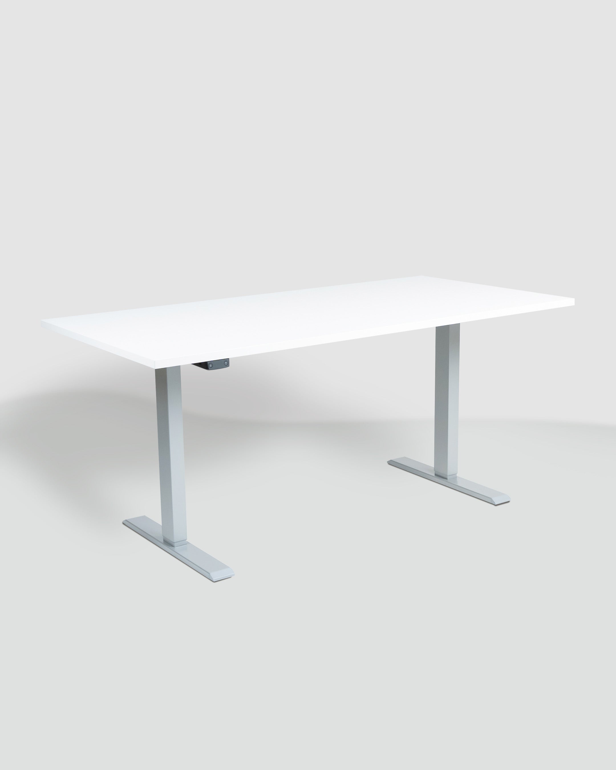Hvid bordplade hæve sænkebord