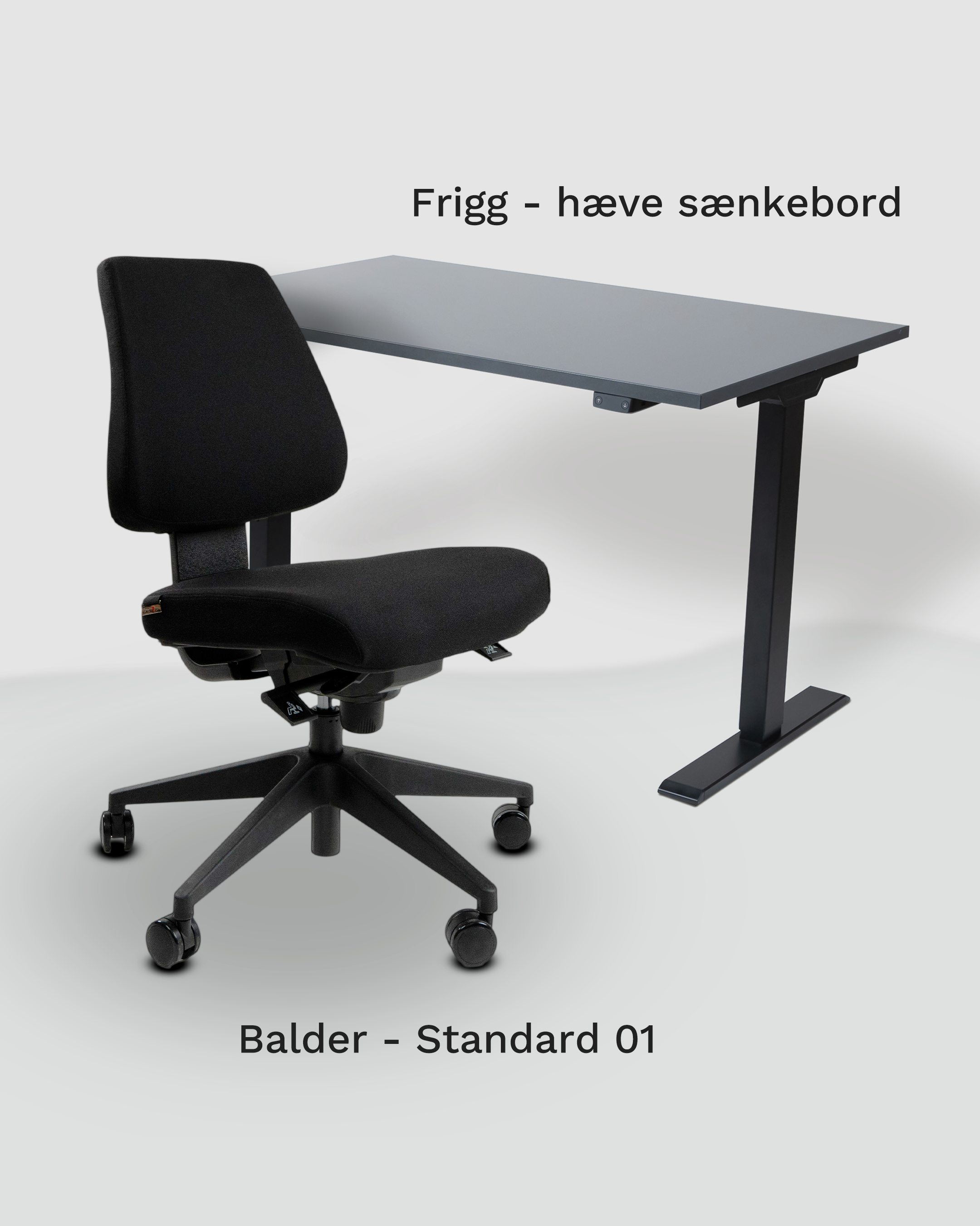 Komplet kontorplads - Standard